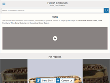 Tablet Screenshot of pawan-emporium.com
